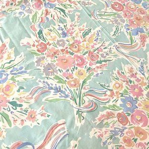Collier Campbell queen flat sheet, Brief Encounter, new in package, painterly